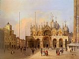 Carlo Grubacs Basilica Di San Marco painting